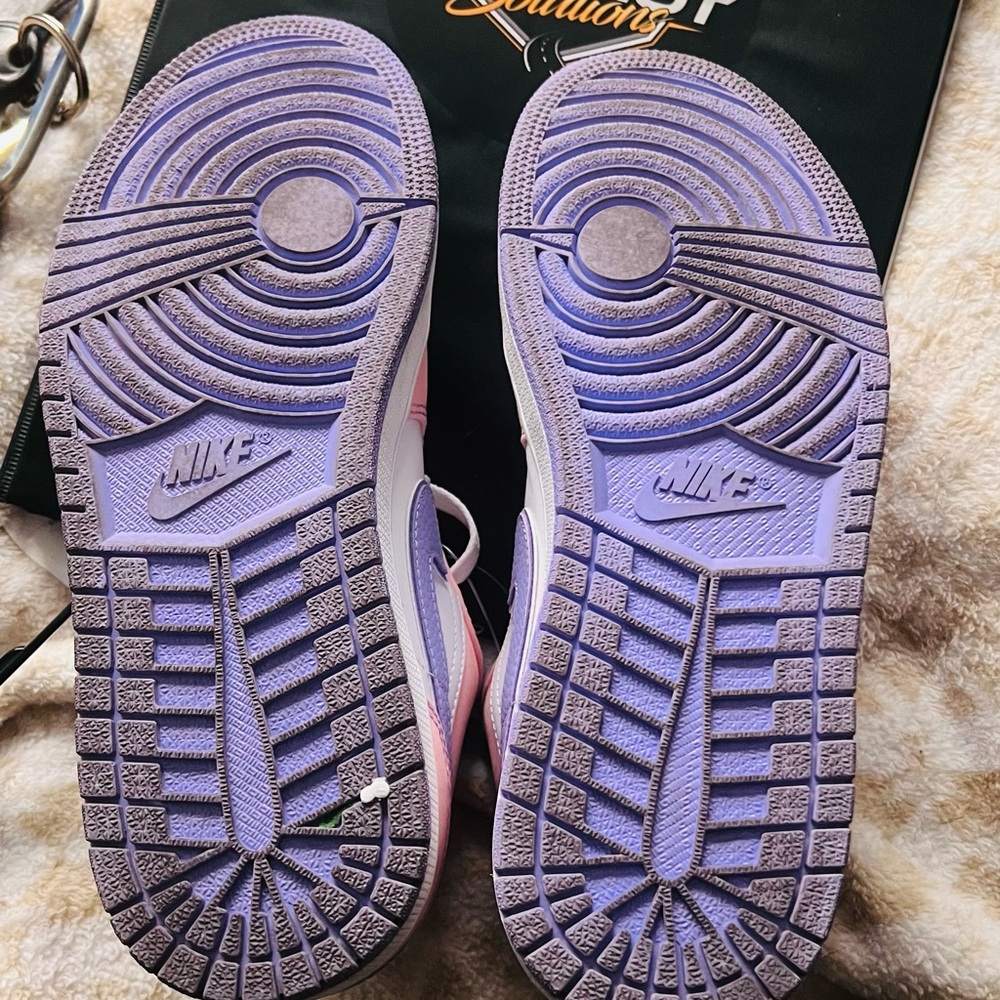 Women's Pink and Purple Sneakers - Picture 3 of 4